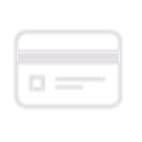 drawing of a bank card